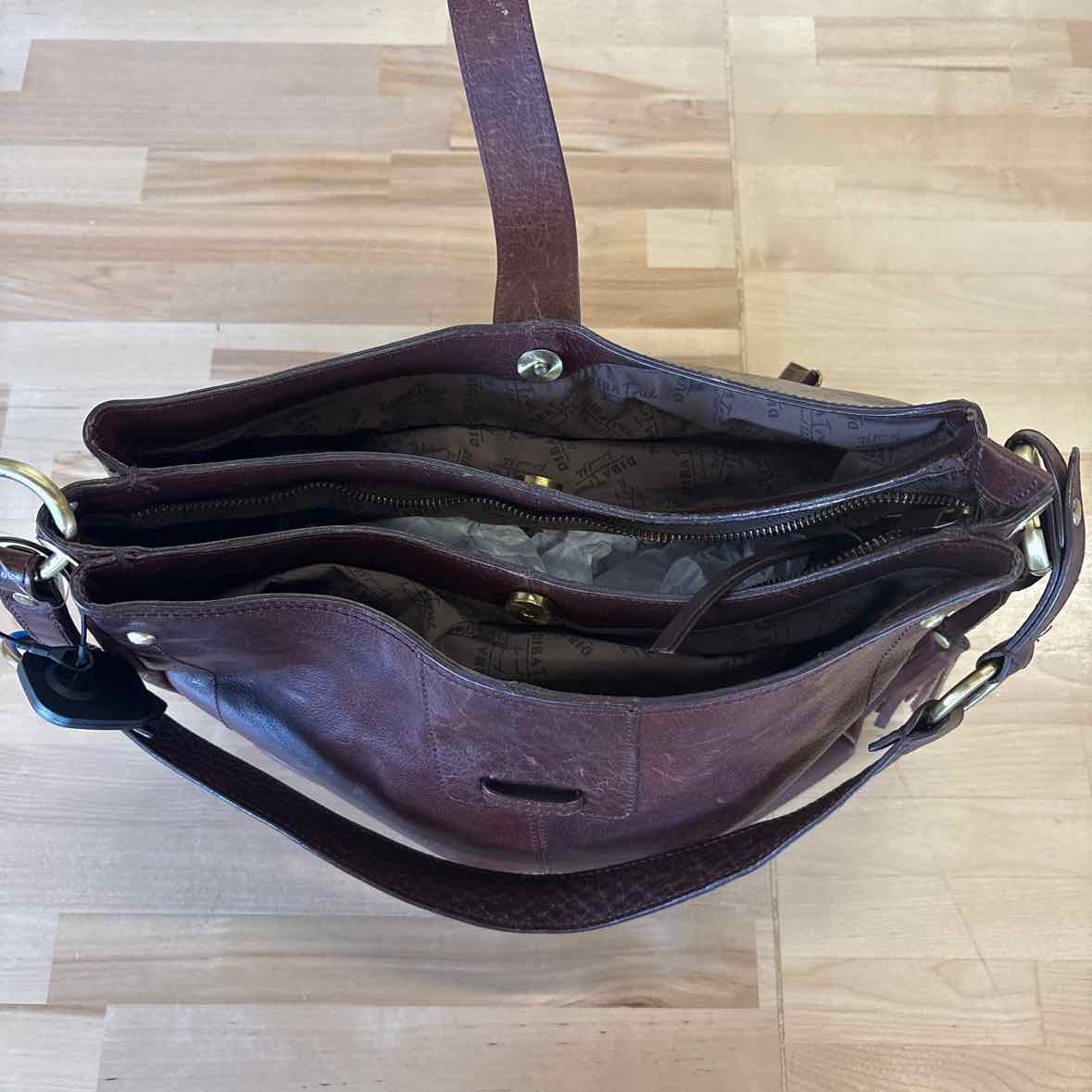 Diba True Brown Leather Handbag