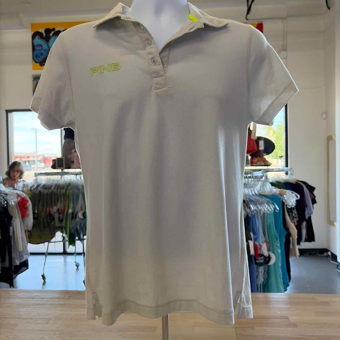 Ping Size L Gray New Polo