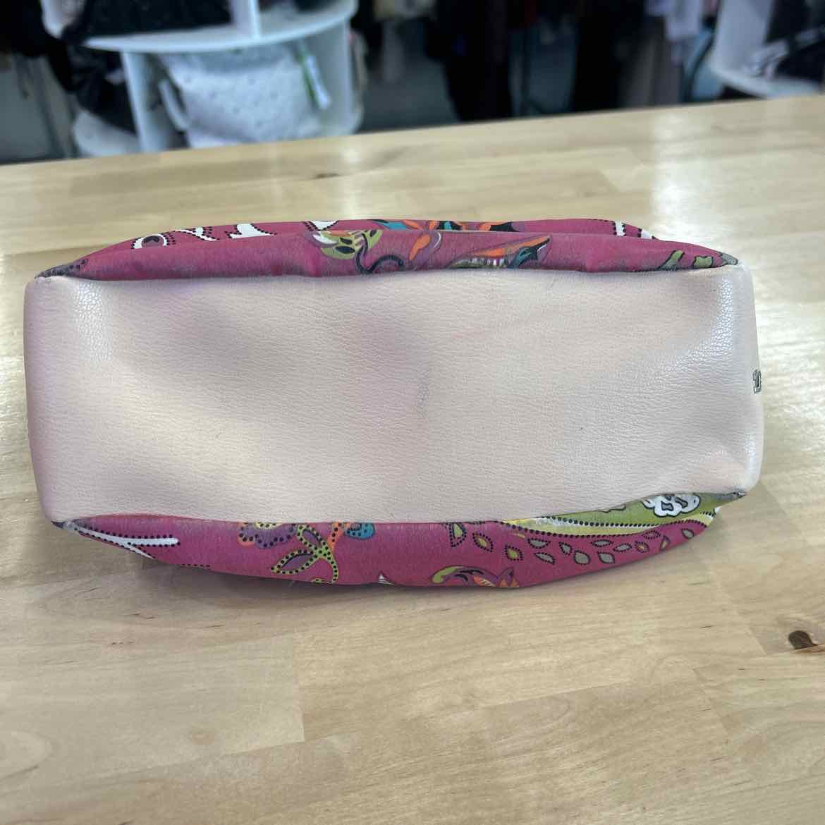 Etienne Aigner Tan/Pink Preloved Handbag