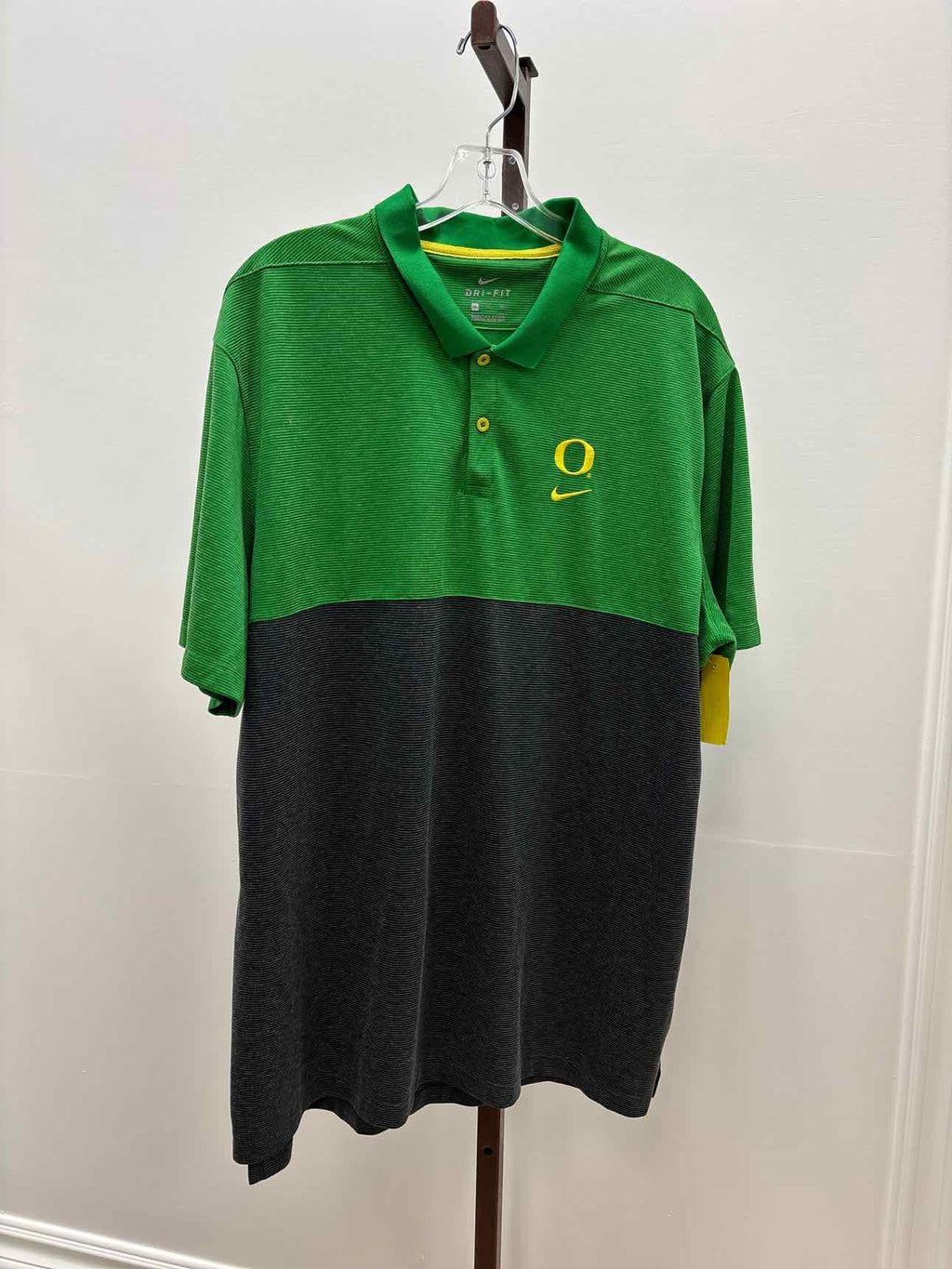 Nike Size XXL gray & green Preloved MENS Polo