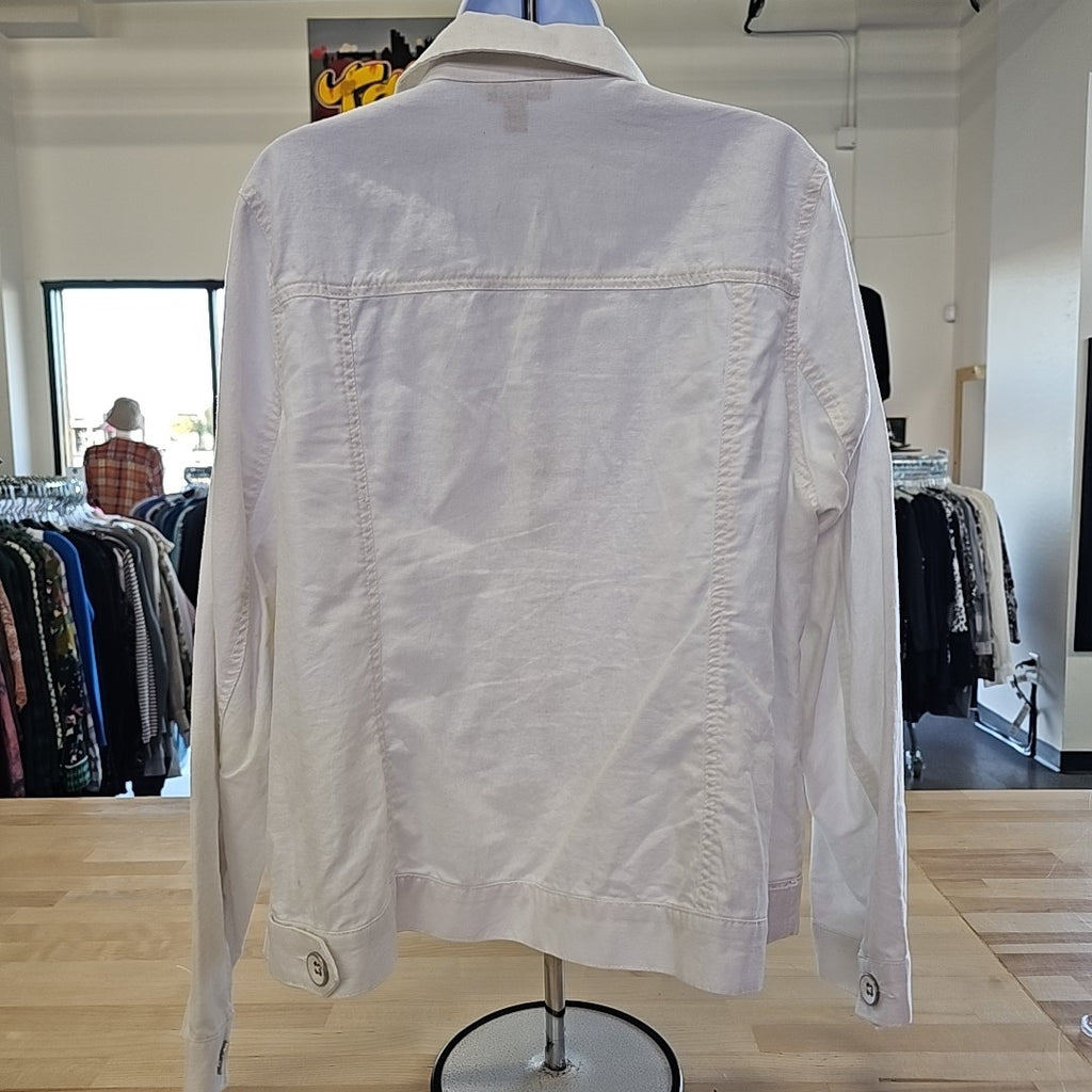 Relativity Size 2X White Jacket