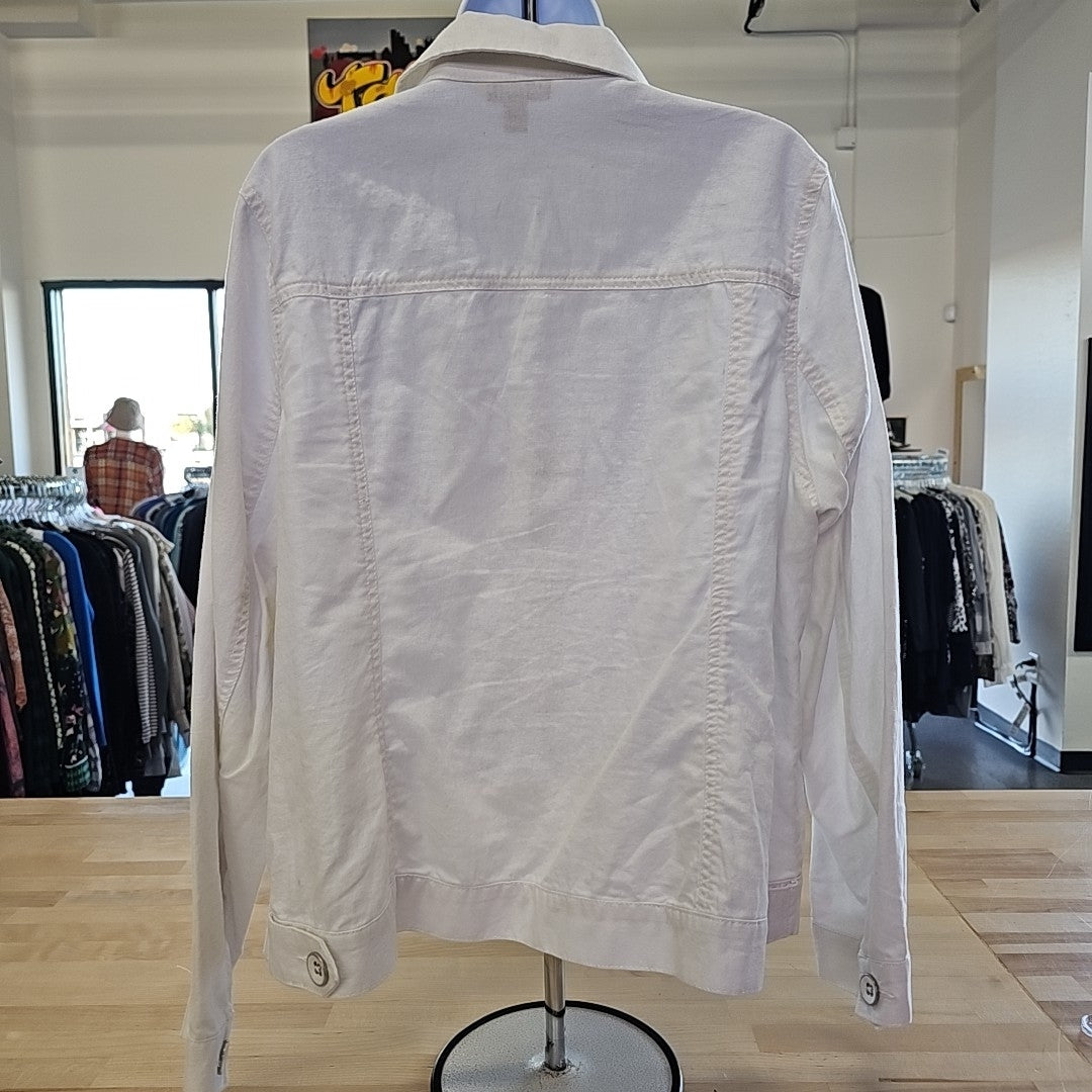 Relativity Size 2X White Jacket