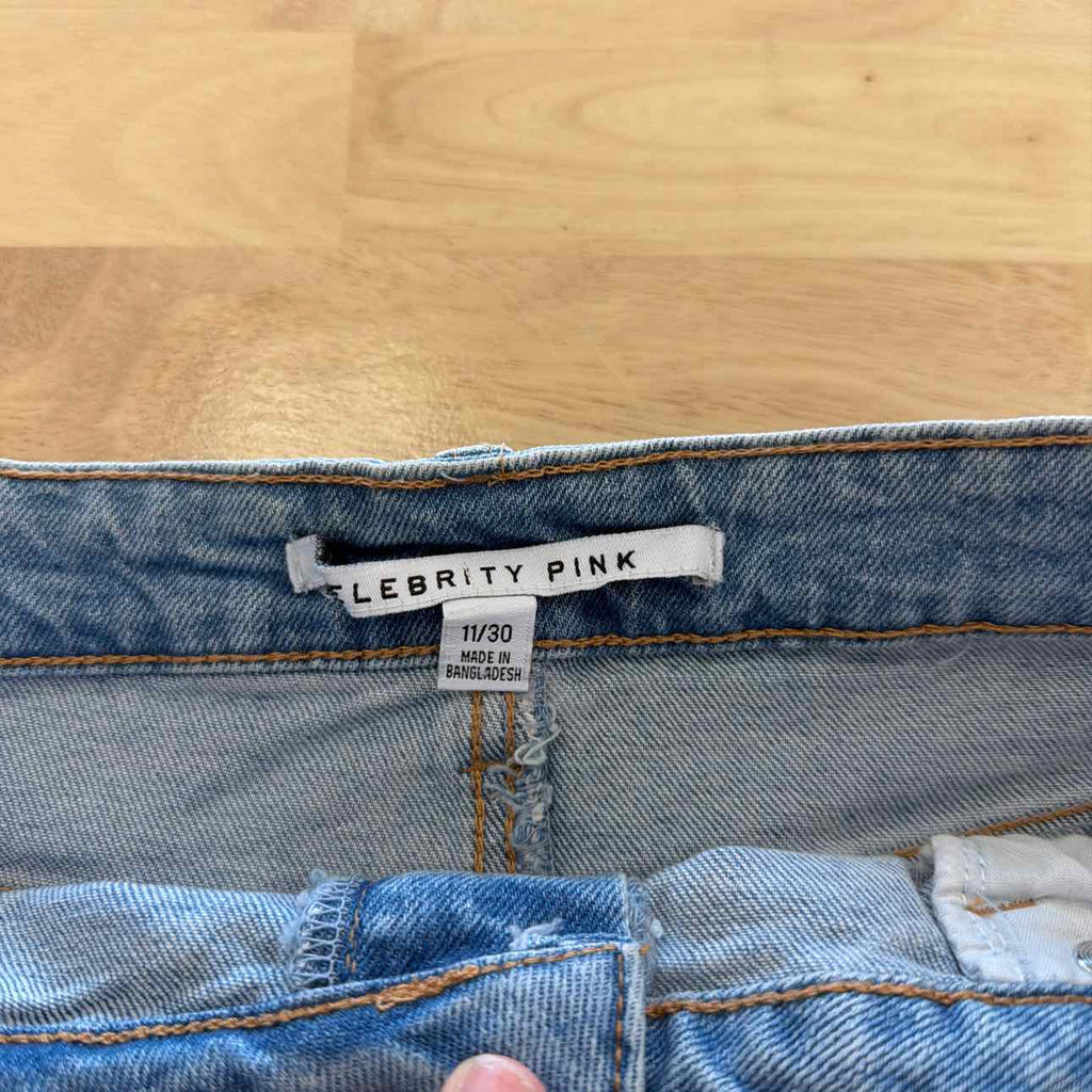 Celebrity pink Women Size 11 Blue New Shorts