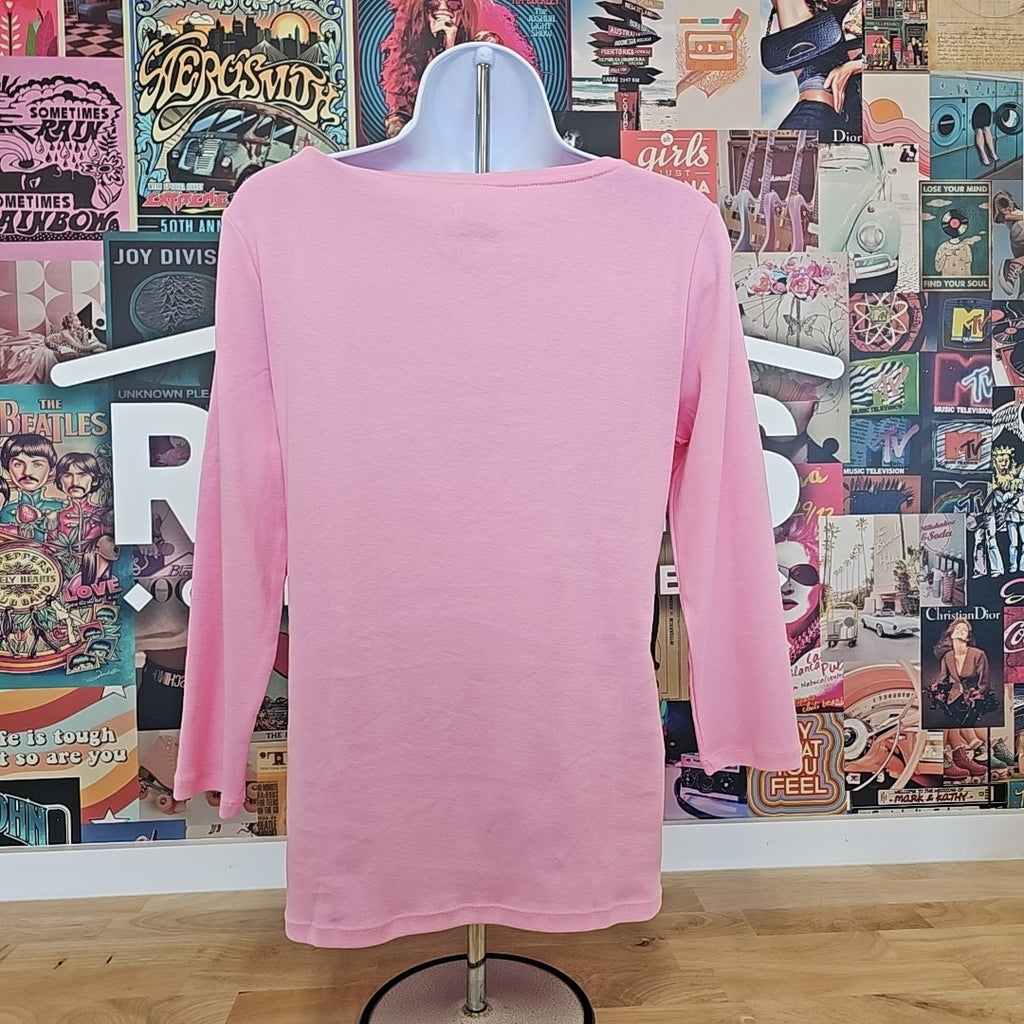 Talbots Size S Pink Preloved Longsleeve