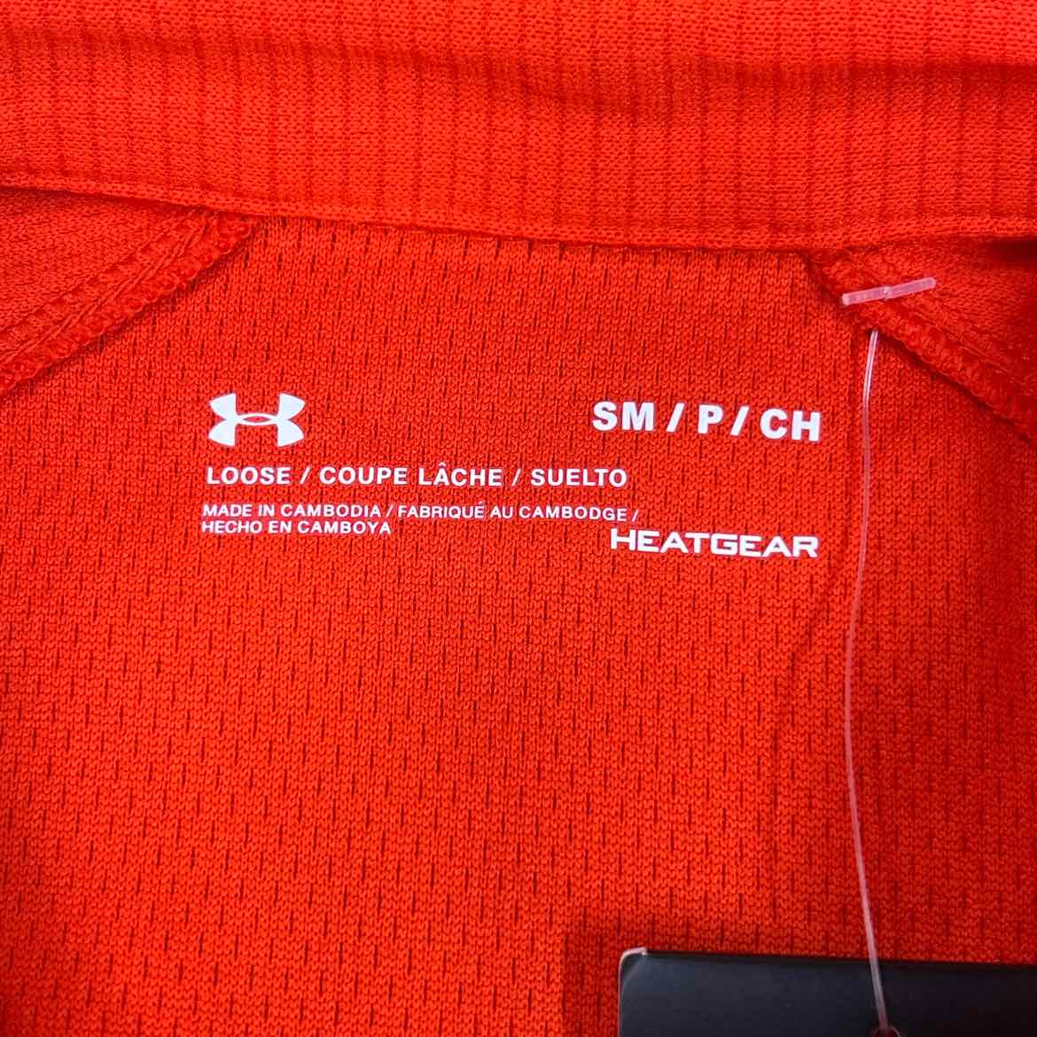 Under Armour Size S Orange New MENS Polo
