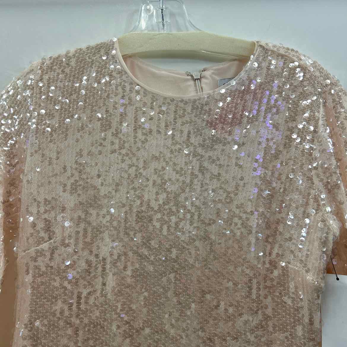 Giani Bini Size S Nude Sequined New Dress