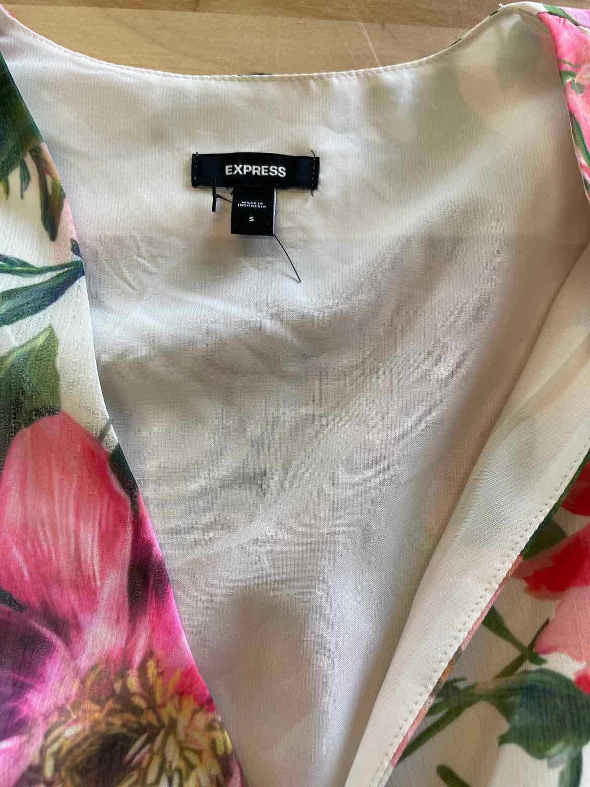 Express Size S Pink Blouse