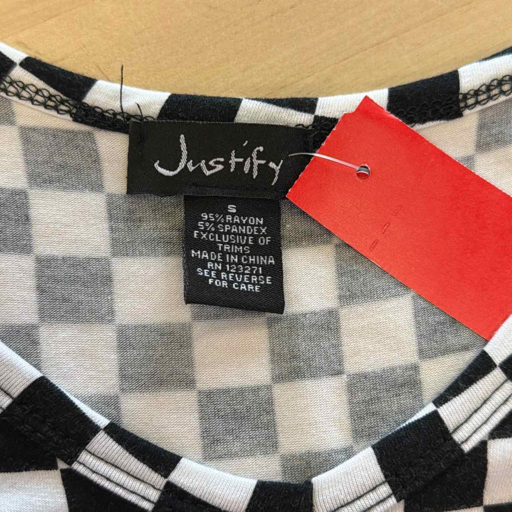 Justify Size S Black Used Shirt