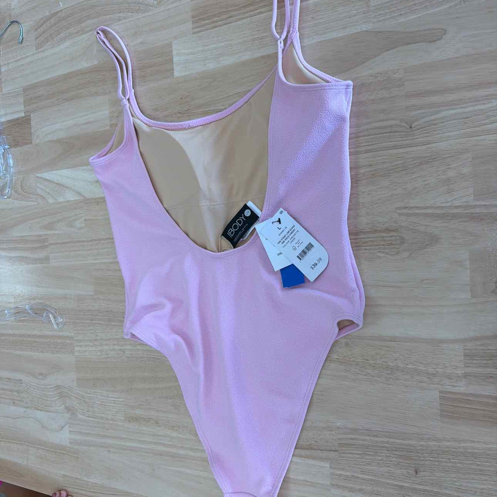 Cotton on Women's Thin-Strap Scoop-Back Cheeky One-Piece Swimsuit - Pirouette Cr