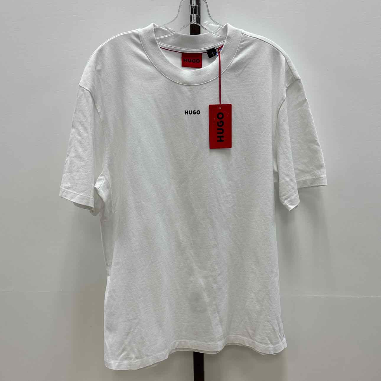 HUGO Size L Men's Dapolino Small Logo Print Tee
