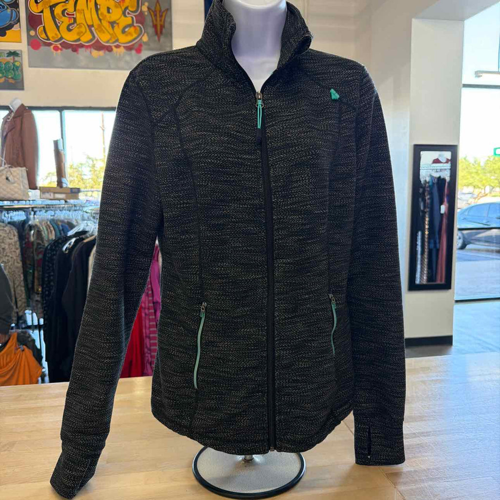 tangerine Size S Gray/Black Used Athletic Jacket