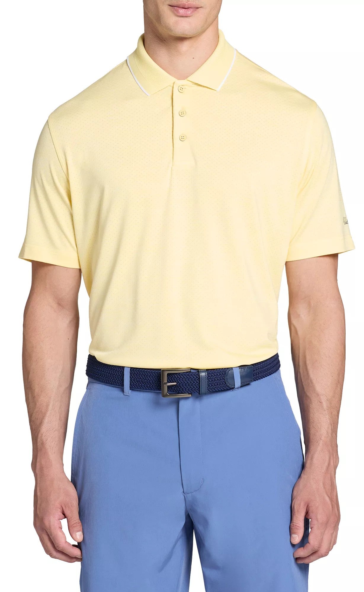Walter Hagen Men's Performance 11 Birdseye Polo