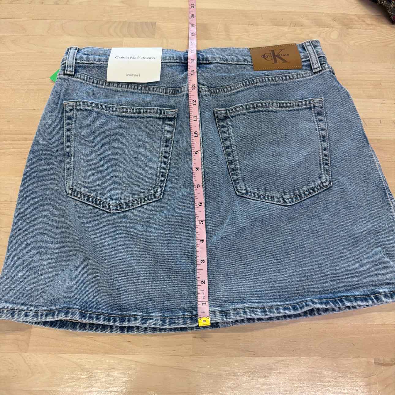 Calvin Klein Jeans Women's Denim Mini Skirt - Blue Stone