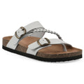 White Mountain Size 7 Brown Leather New Sandals