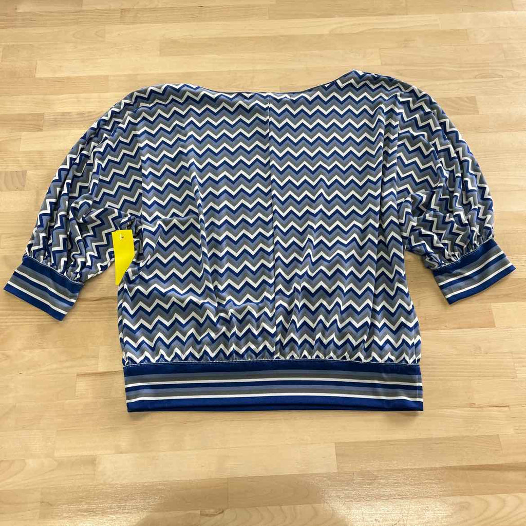 Max Studio Size S Blue Blouse