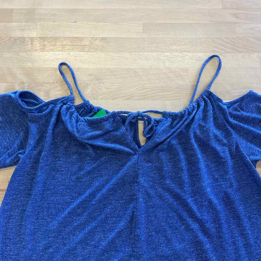 Michael Stars Size OS Blue Preloved Knit Top