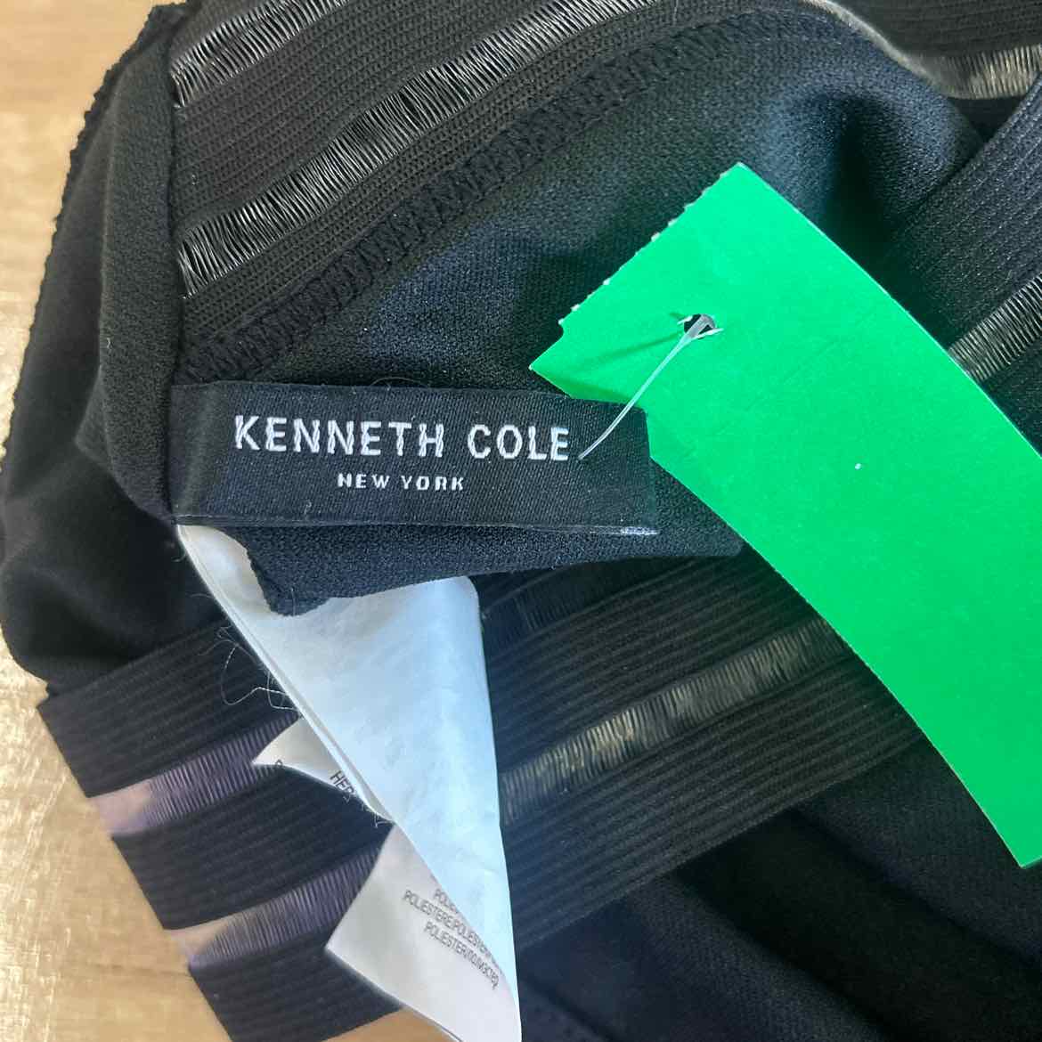 Kenneth Cole Size S Black Mesh Nylon Preloved Swimsuit