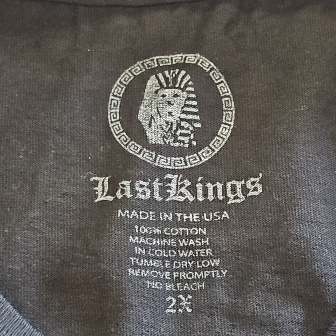 Last Kings Size 2XL Black MENS T-shirt