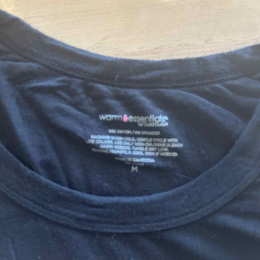 Cuddleduds Size M black Long Sleeve