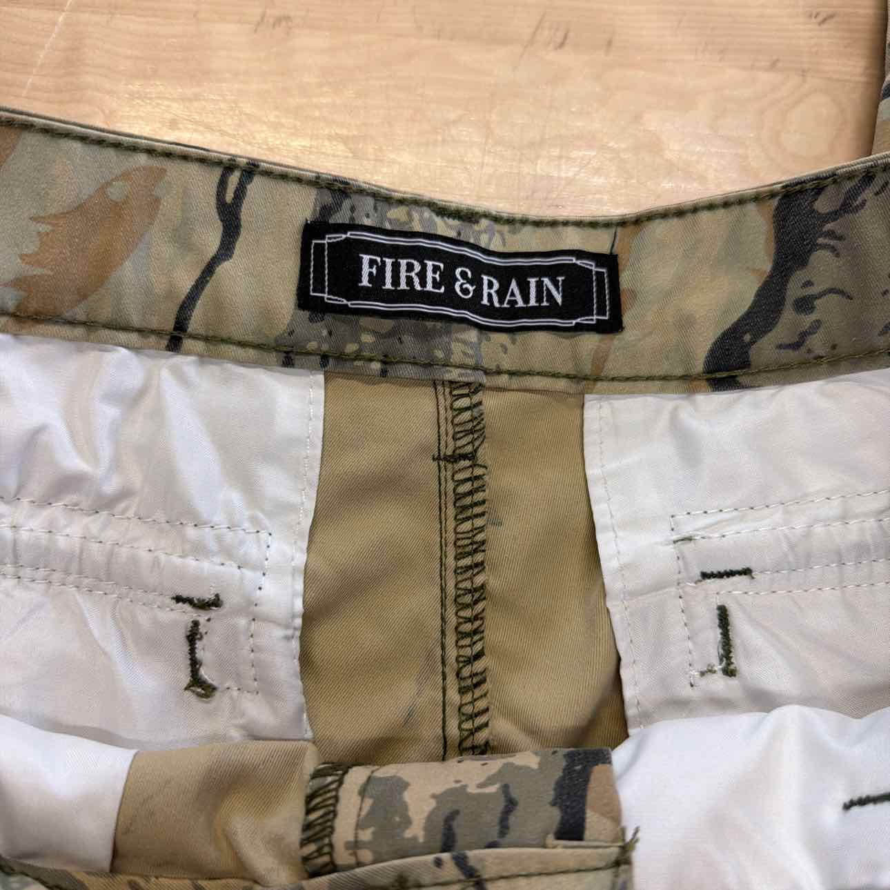 Fire & Rain Size 32x31 Camo MENS Pants