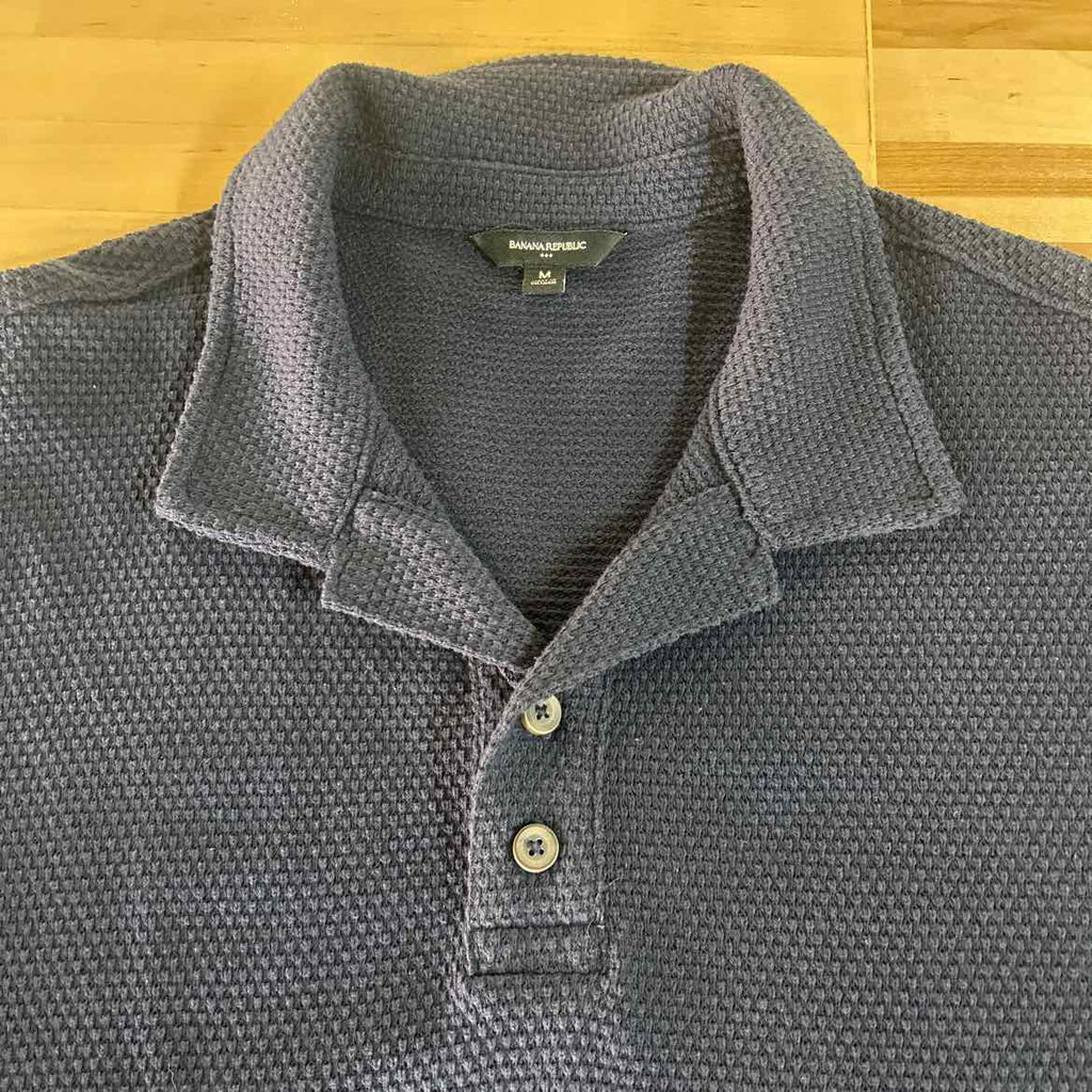 Banana Republic Size M Blue Preloved MENS Button Down Shirt