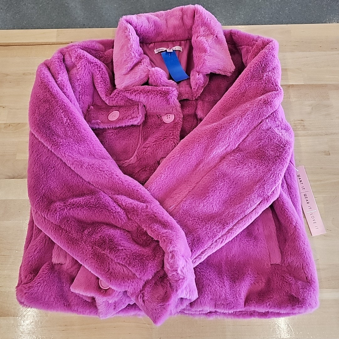 Fame Size M Purple Sweater