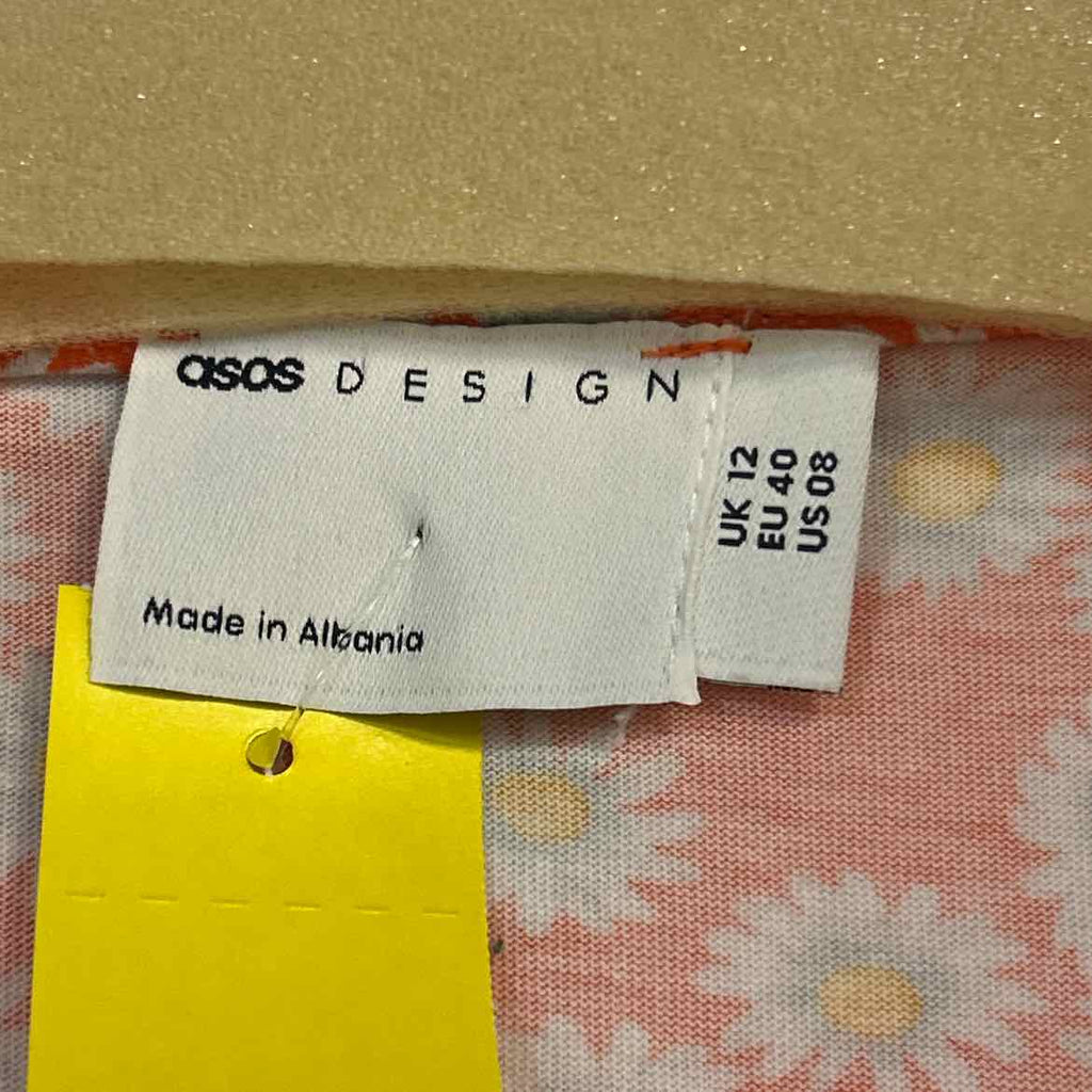 Asos Size 8 Orange Preloved Dress