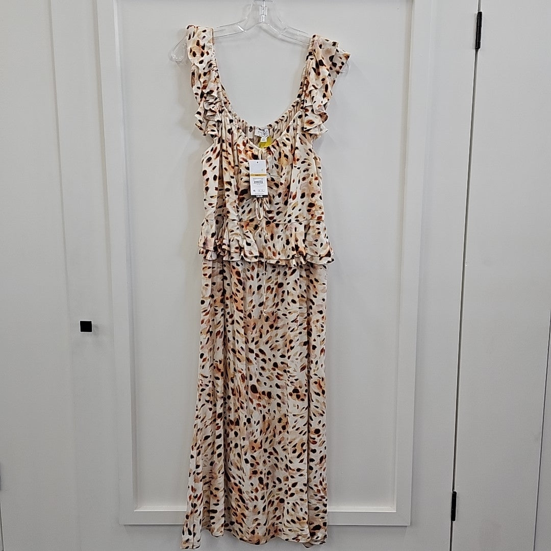 Sofia Size L Brown Dress