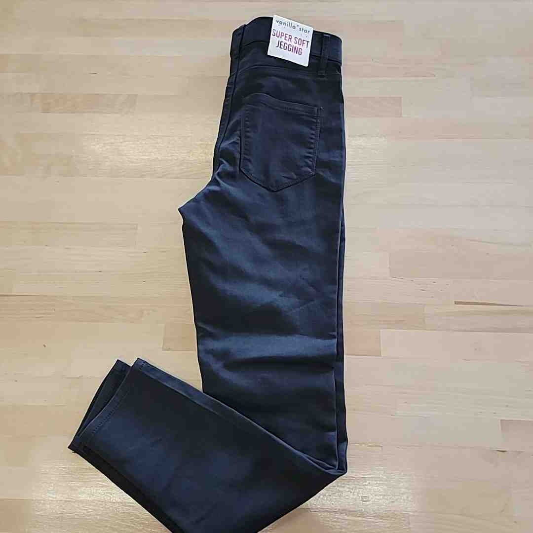 Vanilla Star Size S Black High-Rise Pull-on Jeggings