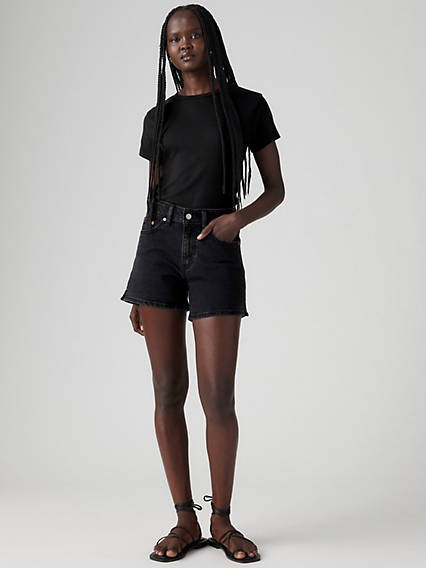 Levi's Women Size 31 Black New Shorts