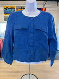 Torrid Size 1X Blue New Long Sleeve