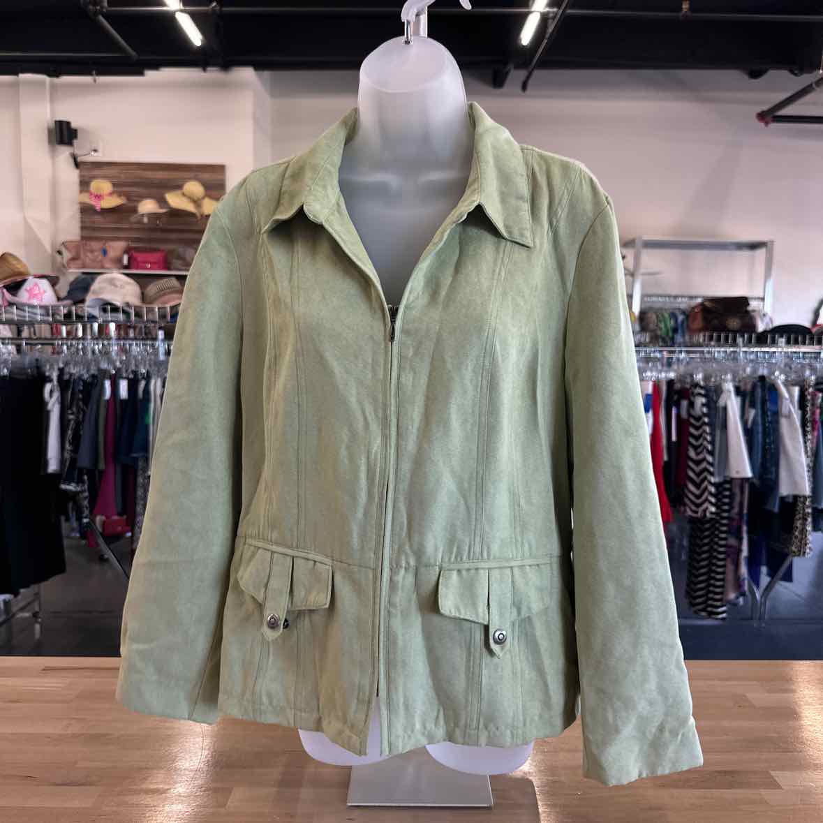 Christopher & Banks Size XL Green Jacket