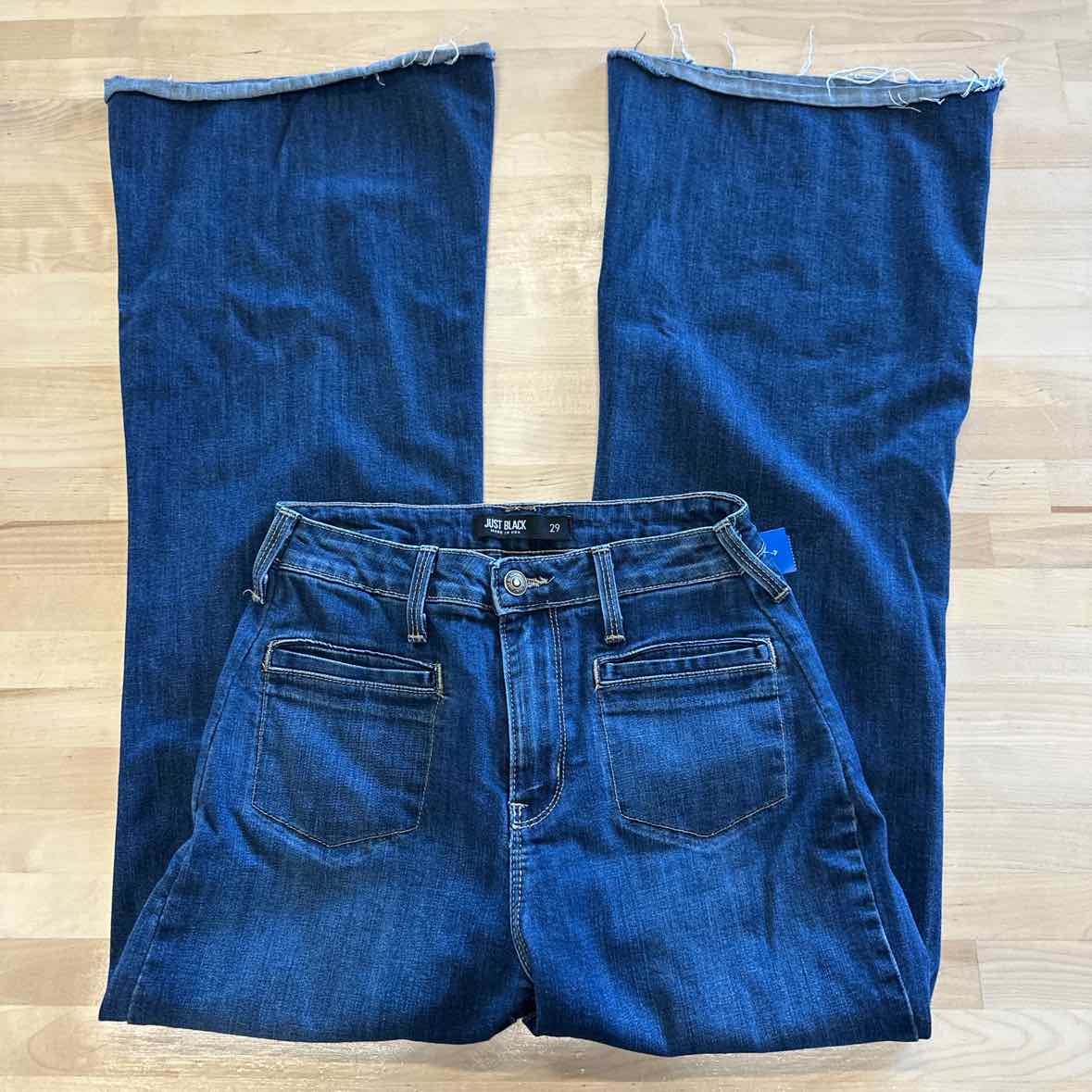 Just Black Size 29 Blue Jeans
