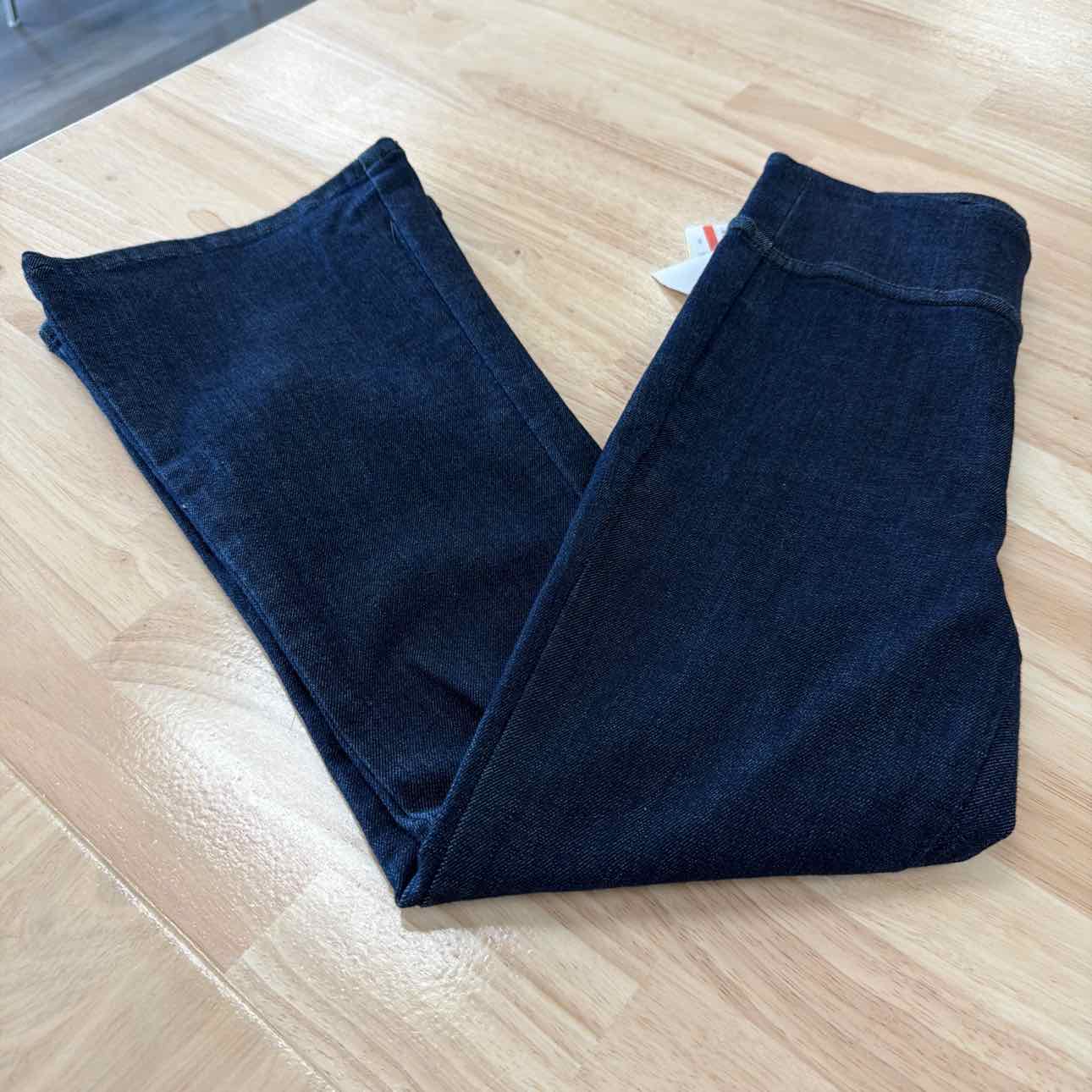 DKNY Size PXS Petite High-Rise Pull-on Kick-Flare Jeans