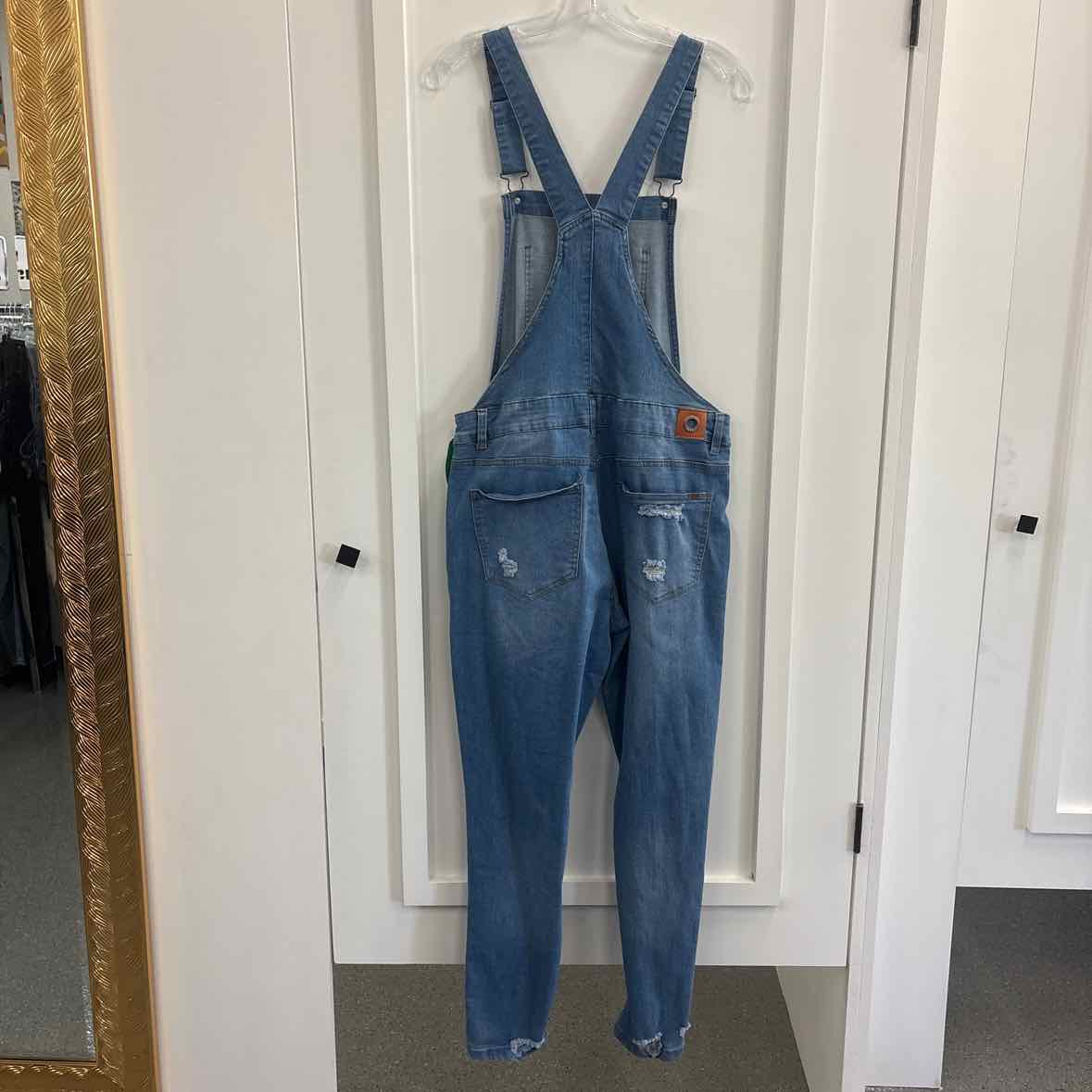 Cyclone Size 9 Denim Preloved Overalls