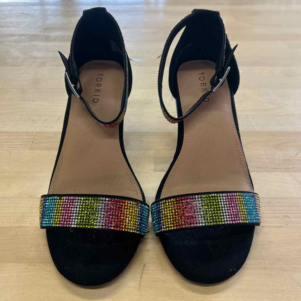 Torrid Size 8 Multi-Color Rhinestone Preloved Heels