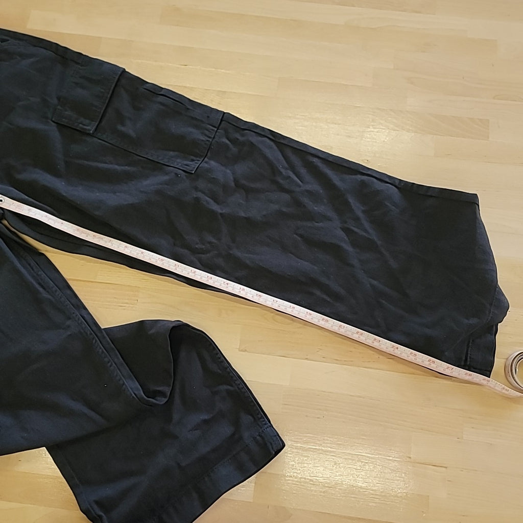 Cotton On Size 8 Black Bobbie Cargo Pants NWT