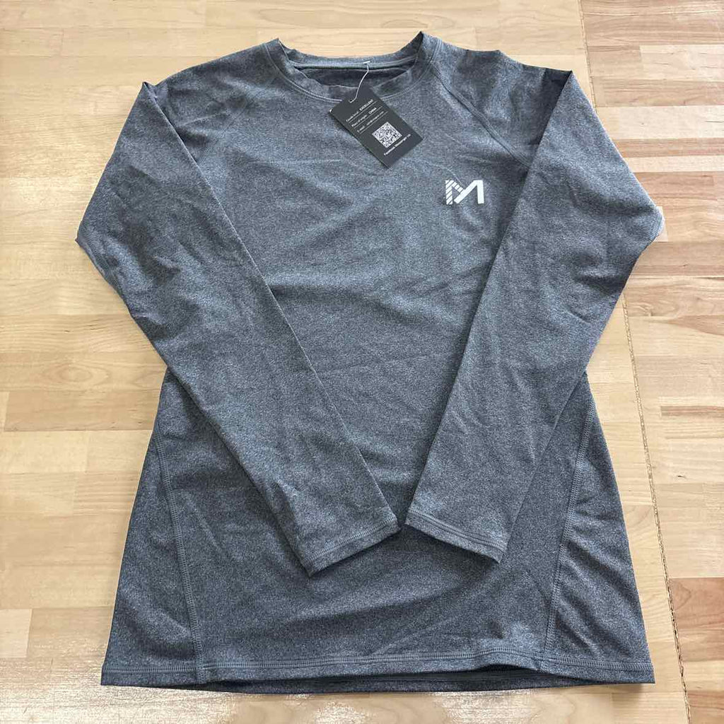 millet Size M Gray MENS Athletic Long Sleeve