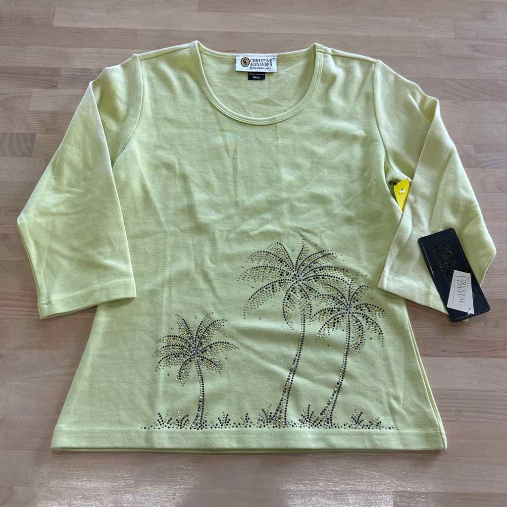 Christine Alexander Size S Green Long Sleeve