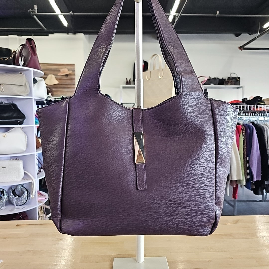 I.N.C. International Concepts Lydiah Large Tote Bag Dark Prune NO SIZE