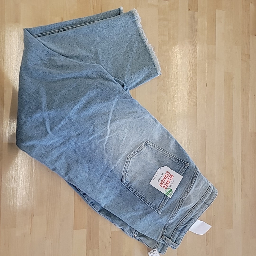 Celebrity Pink Womens High Rise Frayed Hem Straight Leg Jeans