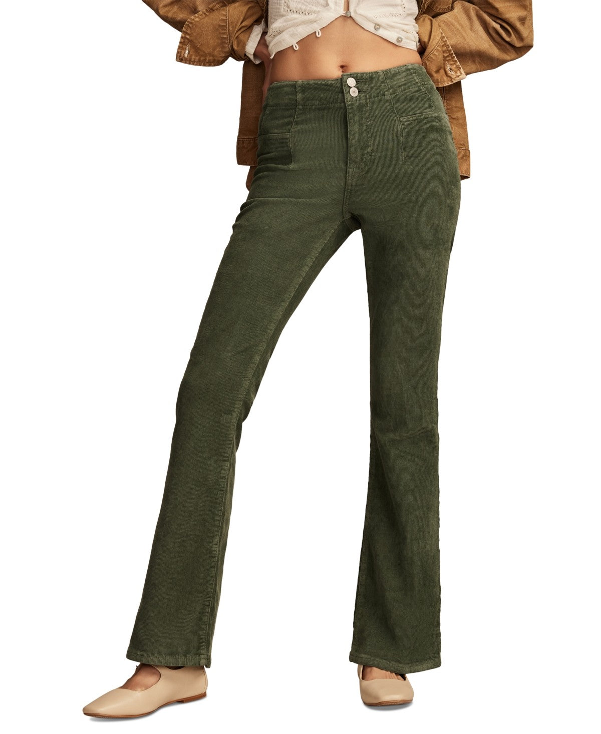 Lucky Brand Size 12 Green Pants