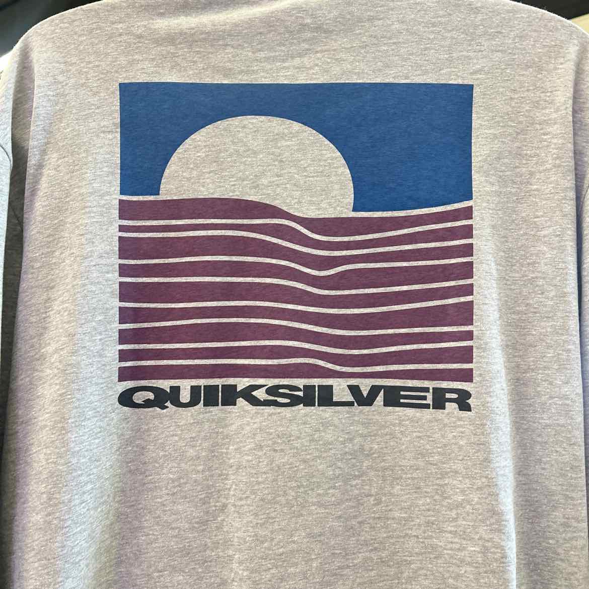 Quicksilver Size XXL Gray New MENS Long Sleeve Shirt