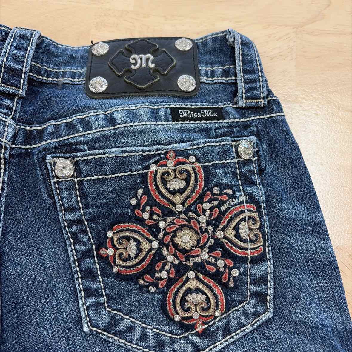 Miss Me Women Size 26 Blue Preloved Shorts