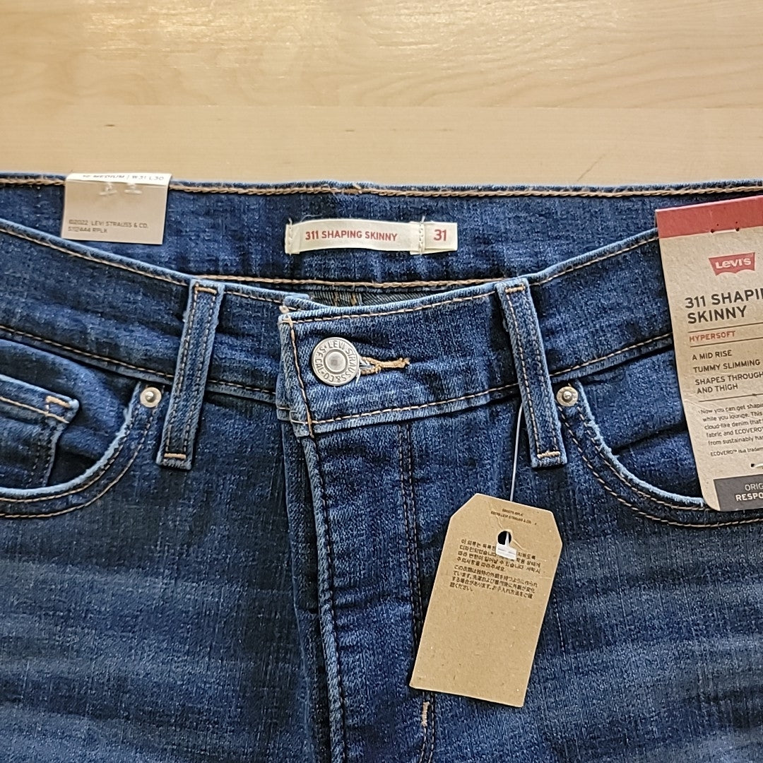 Levi's Size 31 311 Shaping Skinny Blue Jeans
