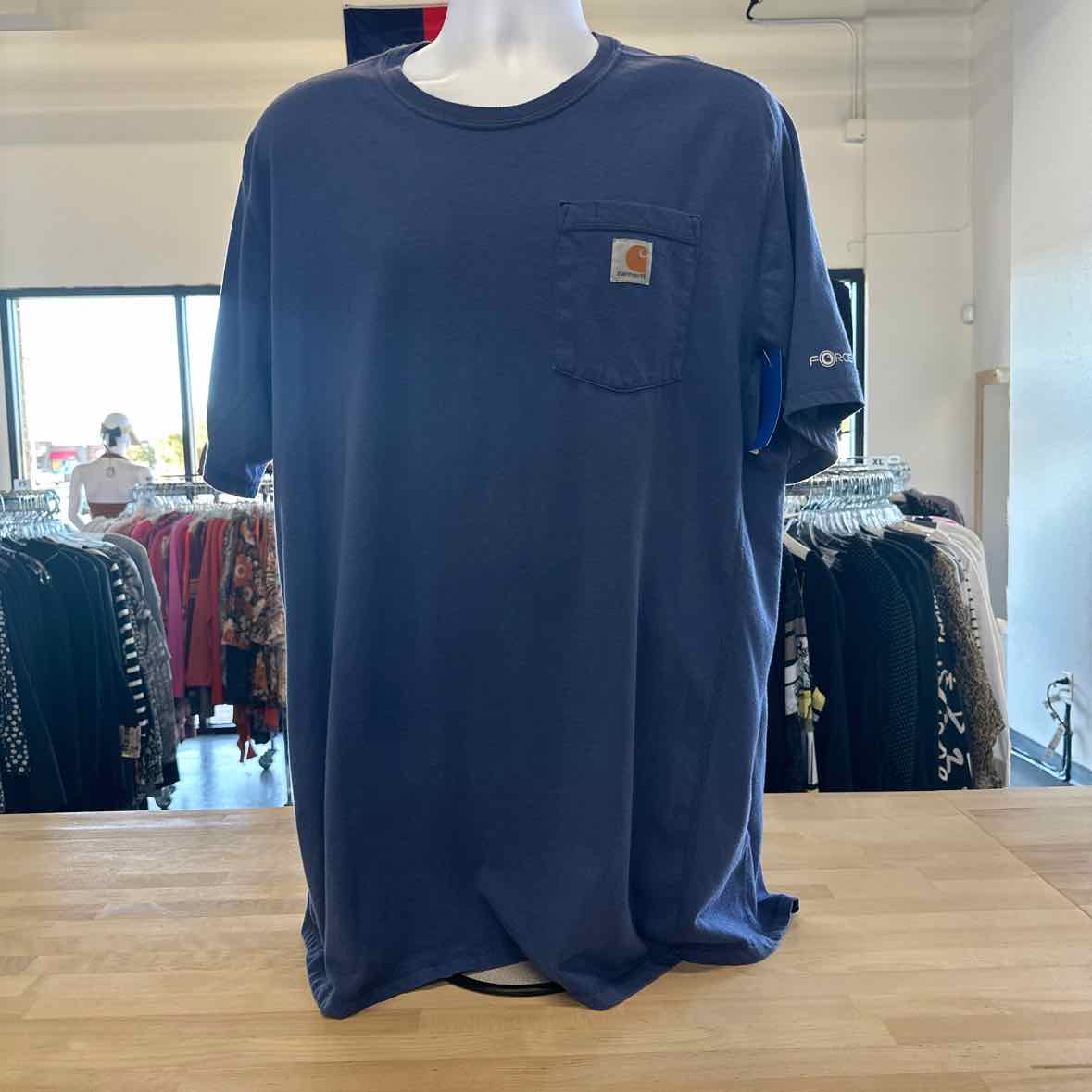 Carhart Size XL Blue MENS T-shirt