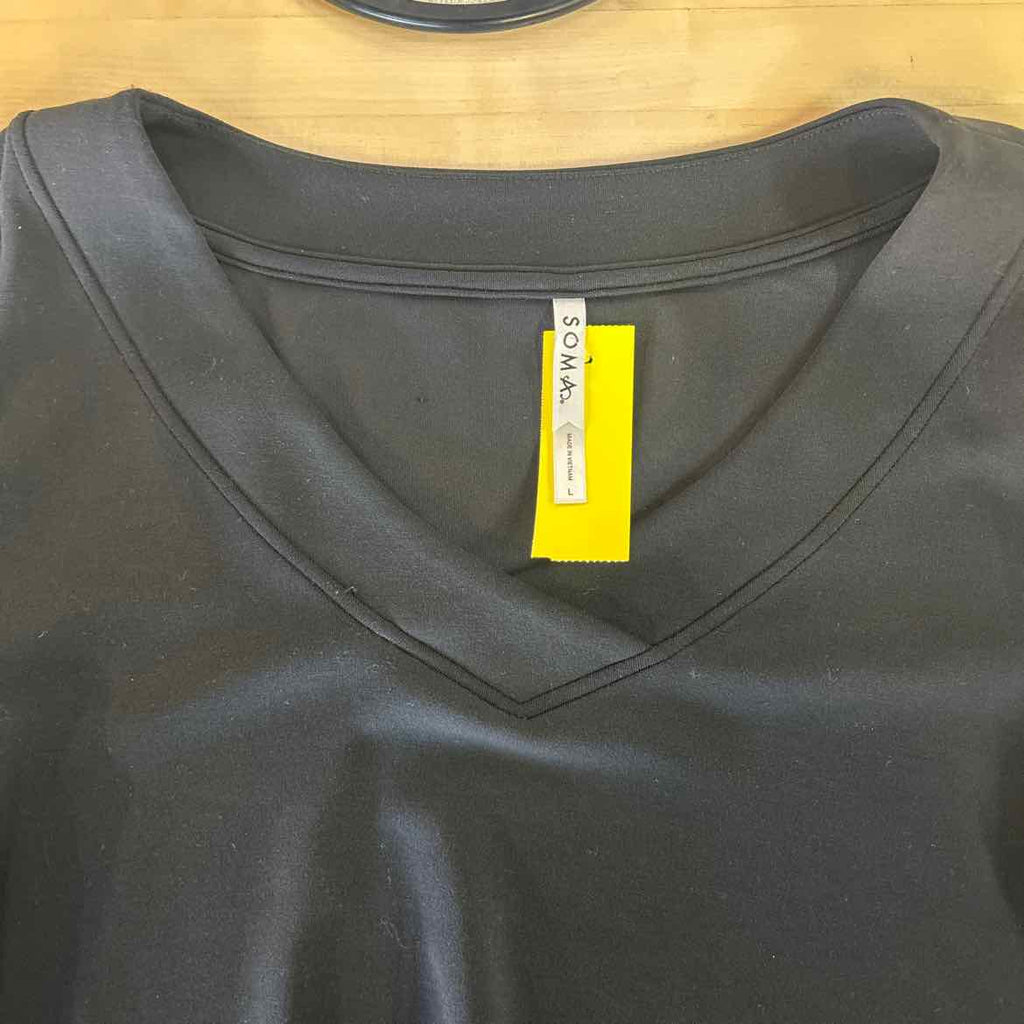 Soma Size L Black Preloved Blouse LS