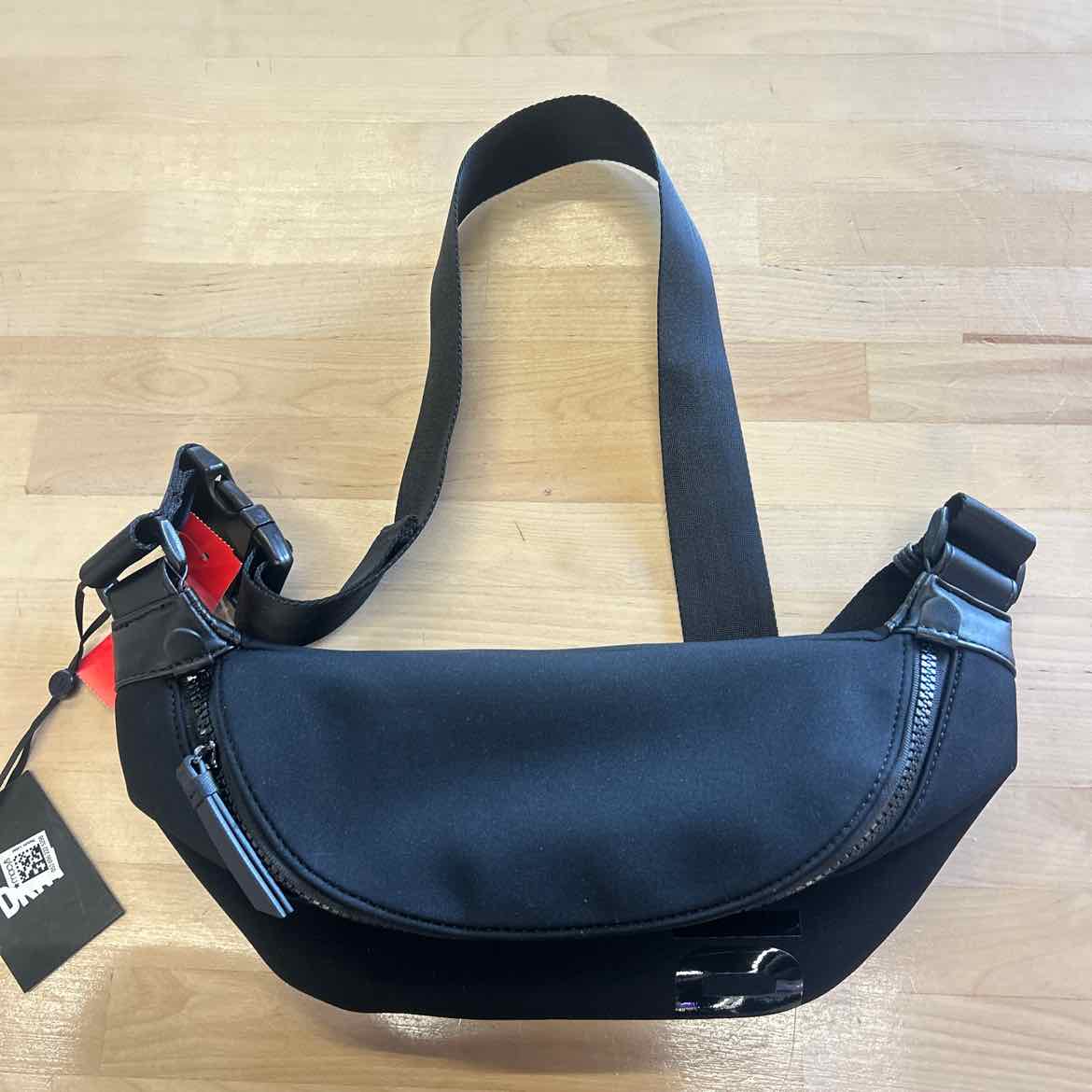 DKNY Tilly Logo Zip-Top Sling Bag