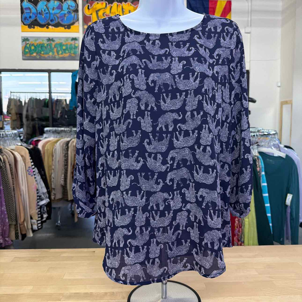MIX Size S Blue Preloved Blouse