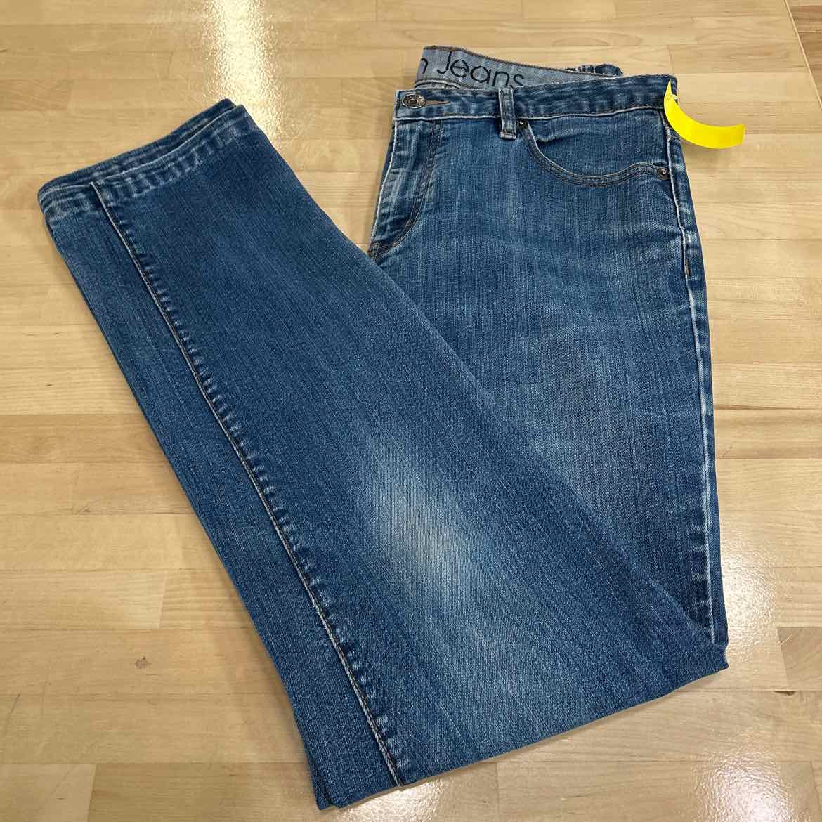 Calvin Klein Jeans Size 10 Blue Denim Preloved Jeans